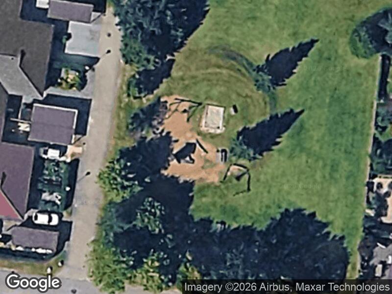 Satellitfoto af Legepladsen v. Røglebakken