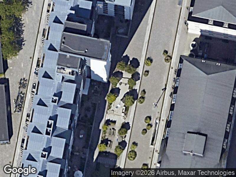 Satellitfoto af Legepladsen v. Amerika Plads