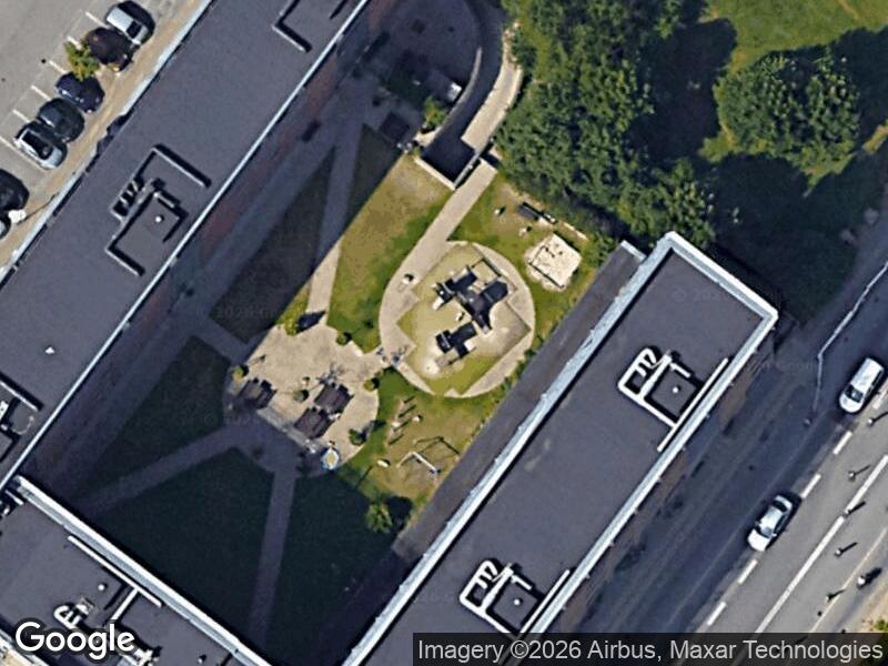 Satellitfoto af Legepladsen v. Artillerivej
