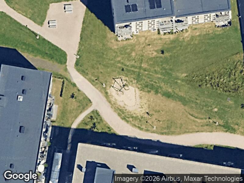 Satellitfoto af Legepladsen v. Borresøvej