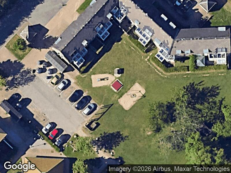 Satellitfoto af Legepladsen v. Blommegrenen