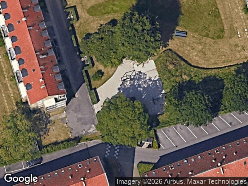Satellitfoto af Legepladsen v. Bredagervej