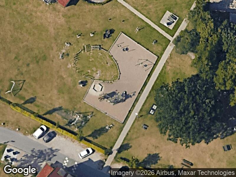 Satellitfoto af Legepladsen v. Birkmosevej