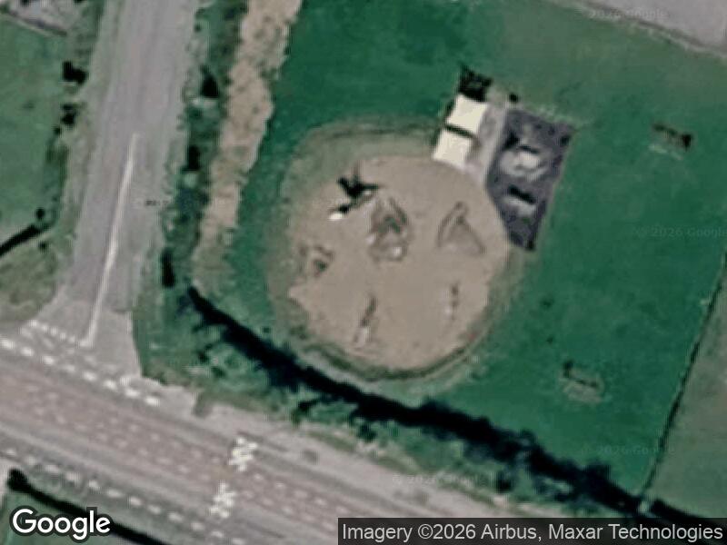 Satellitfoto af Hyldevejs legeplads