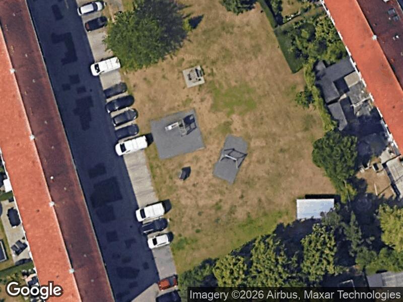 Satellitfoto af Legepladsen v. Hvidovrevej