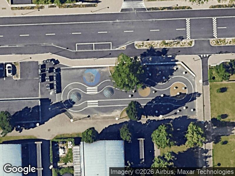 Satellitfoto af Legepladsen v. Birkeparken