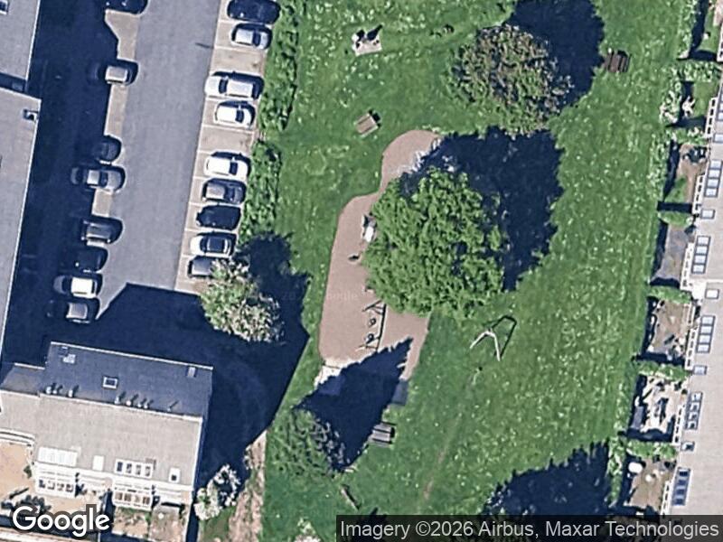Satellitfoto af Legepladsen v. Sønderlundvej