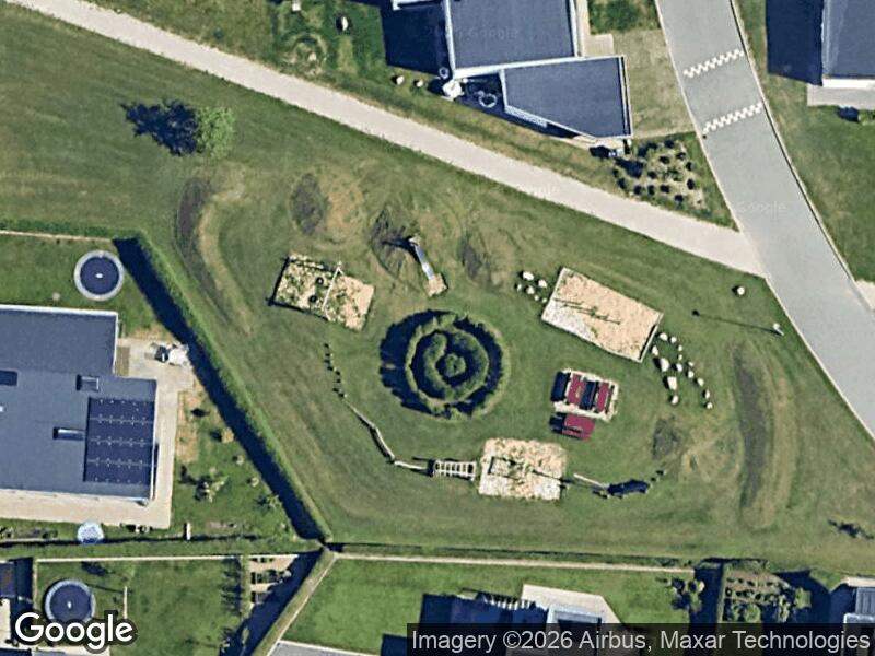 Satellitfoto af Legepladsen v. Blåhøjtoften