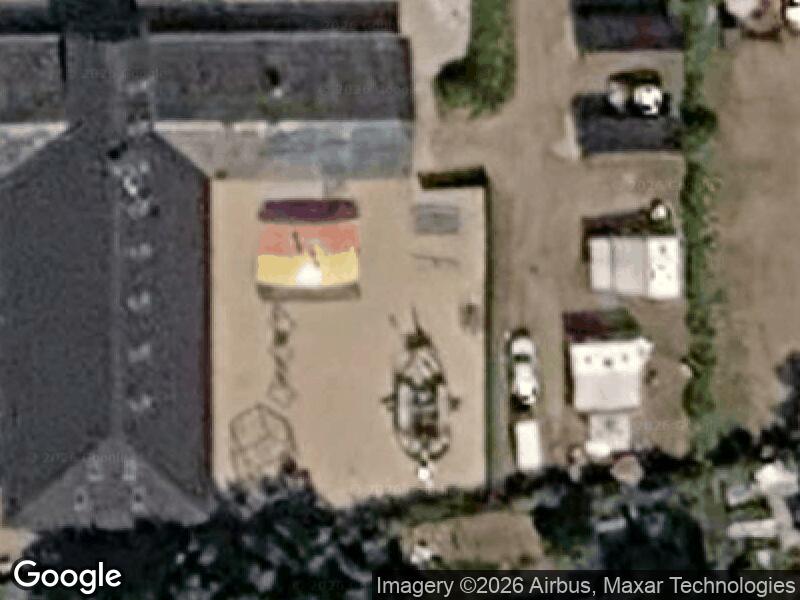 Satellitfoto af Legepladsen v. Møllebækvej