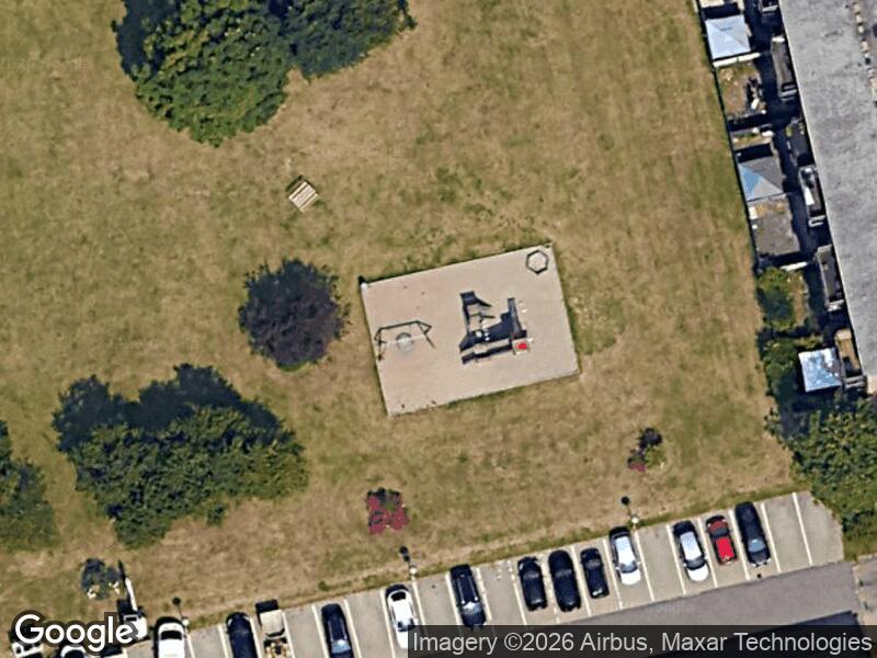 Satellitfoto af Legepladsen v. Almegård Alle