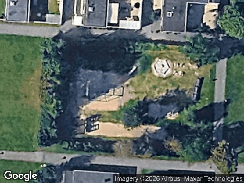 Satellitfoto af Legepladsen v. Hasselen
