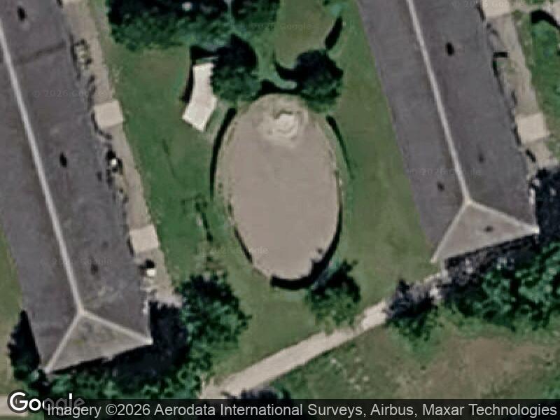 Satellitfoto af Legepladsen v. Bjergmarken
