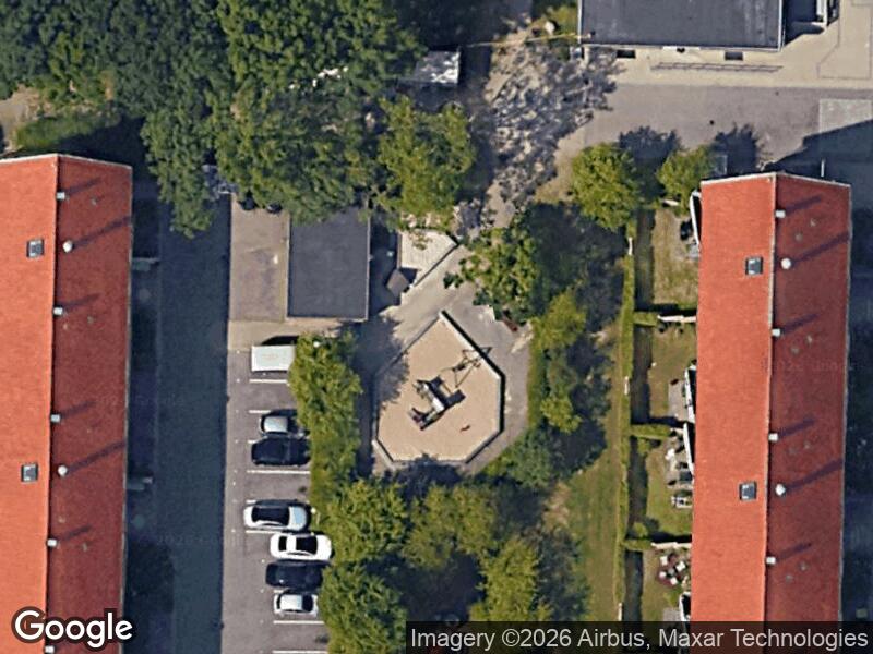 Satellitfoto af Legepladsen v. Lindeager