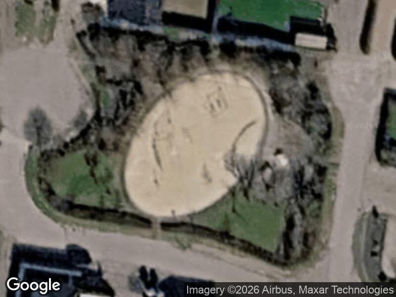 Satellitfoto af Legepladsen v. Knudmoseparken