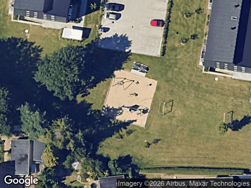 Satellitfoto af Legepladsen v. Hjallesegade