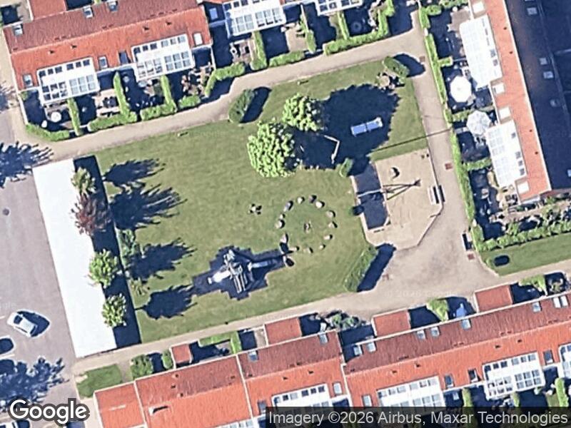Satellitfoto af Legepladsen v. Jægerhegnet