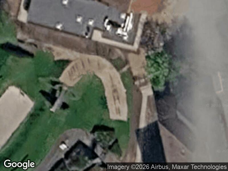 Satellitfoto af Legeparken Dragehaven