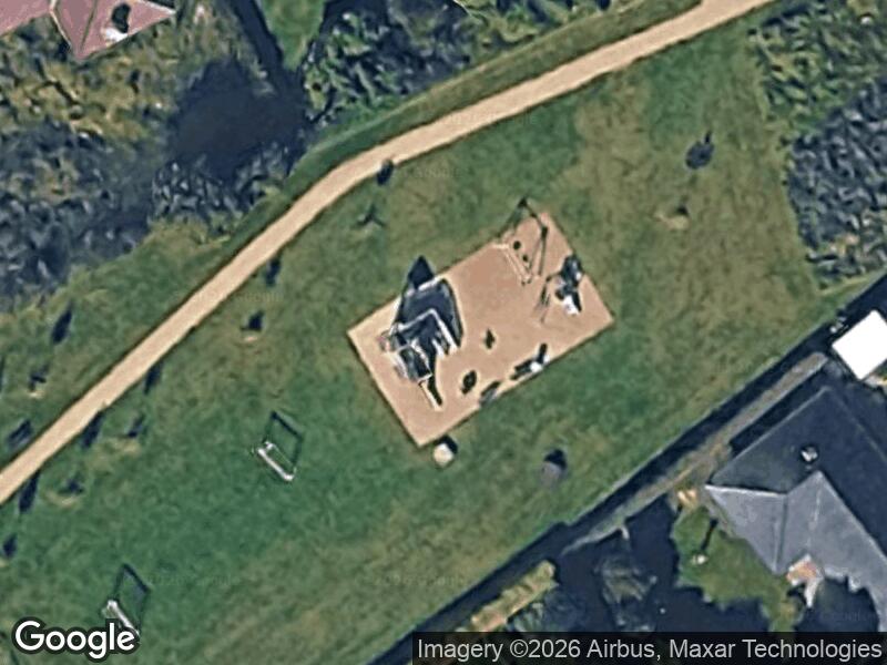 Satellitfoto af Legepladsen v. Kløvervej