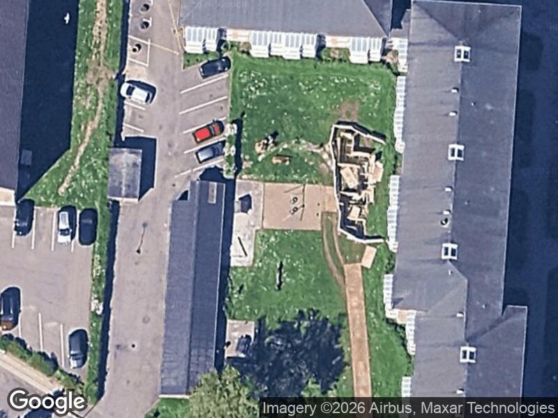 Satellitfoto af Legepladsen v. Kærlundevej