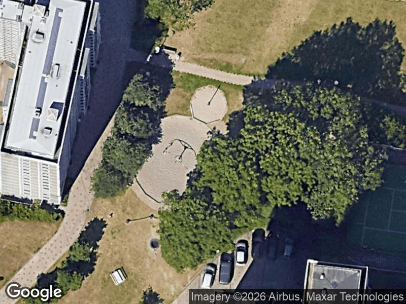 Satellitfoto af Legepladsen v. Ved Bellahøj Syd