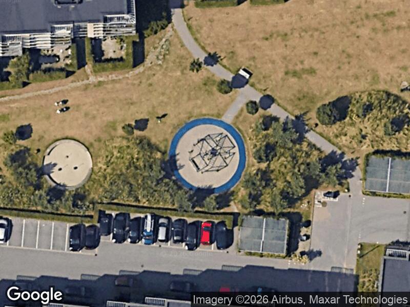 Satellitfoto af Legepladsen v. Sundby Parkvej