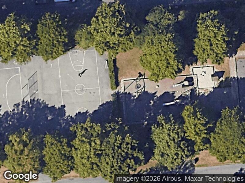 Satellitfoto af Legepladsen på Bispebjerg Parkallé
