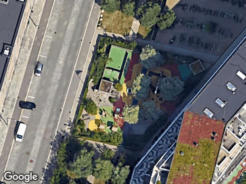 Satellitfoto af Børnehuset 8tallet