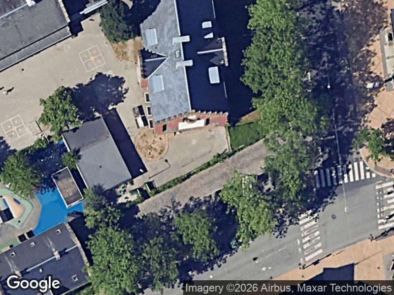 Satellitfoto af Legepladsen v. Jernbanegade