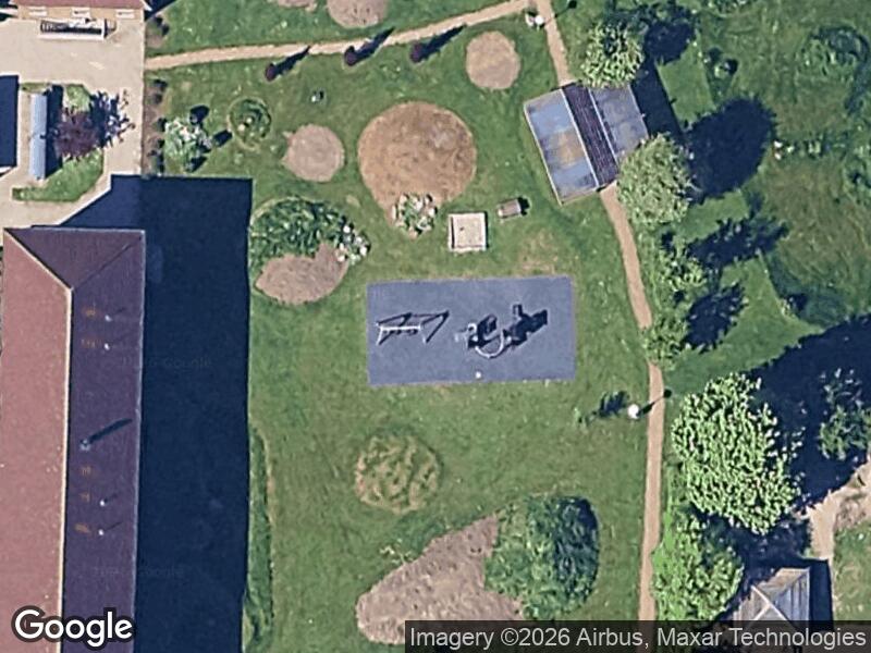 Satellitfoto af Legepladsen v. Kirkebjerg Allé