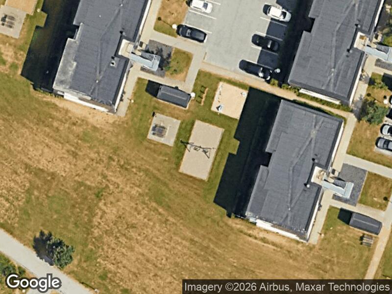 Satellitfoto af Legepladsen v. Marie Curies Alle