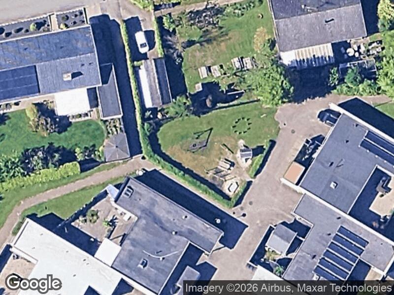 Satellitfoto af Legepladsen v. Rådyrvænget
