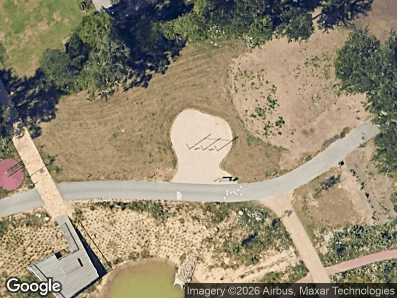 Satellitfoto af Legepladsen i Pulsparken (vest)