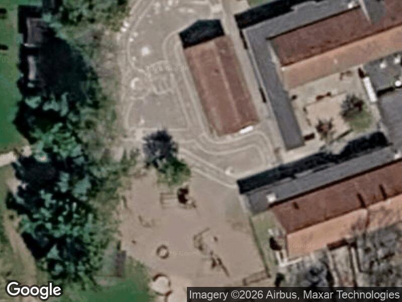 Satellitfoto af Skanderup-Hjarup Forbundsskole