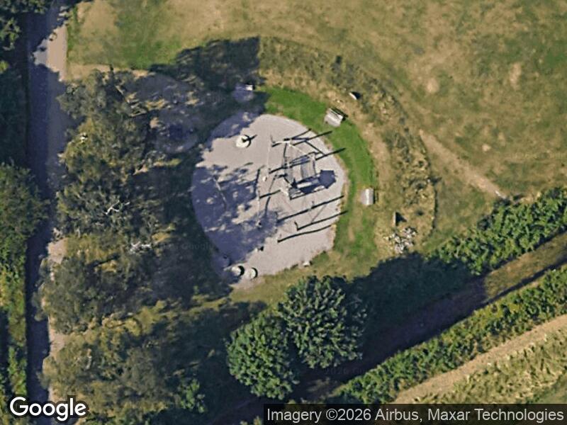 Satellitfoto af Legepladsen på Damhusengen - Elvergårdsvej