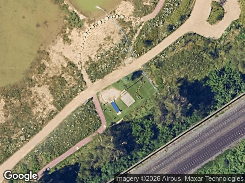 Satellitfoto af Legepladsen i Pulsparken (syd)