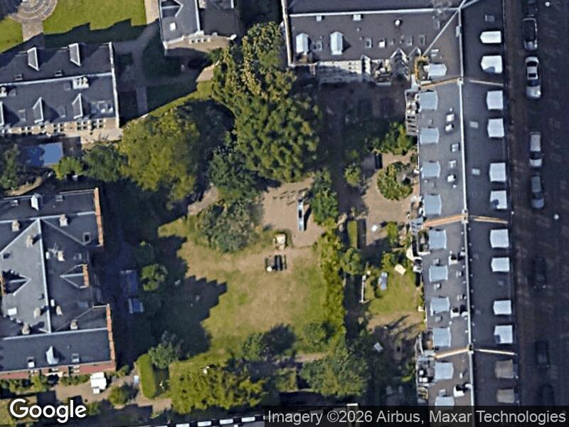 Satellitfoto af Legepladsen v. Oehlenschlægersgade