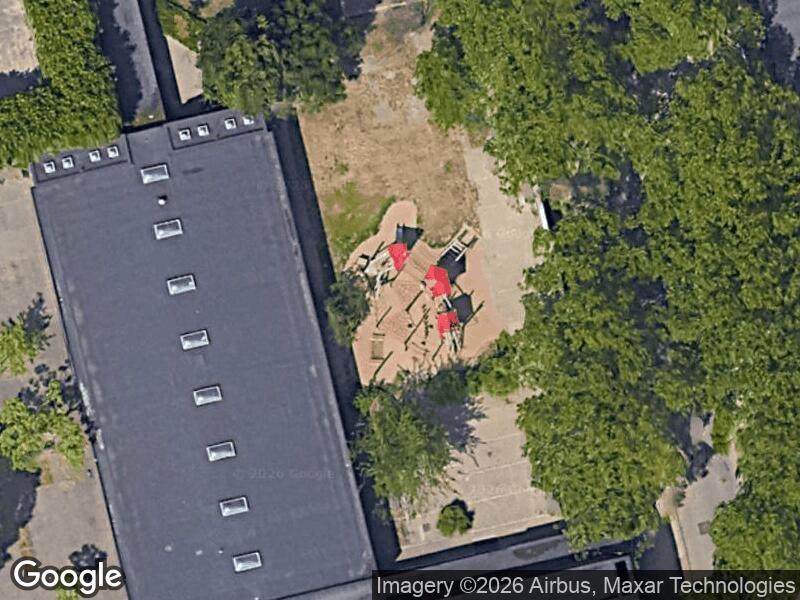 Satellitfoto af Legepladsen v. Røllikevej