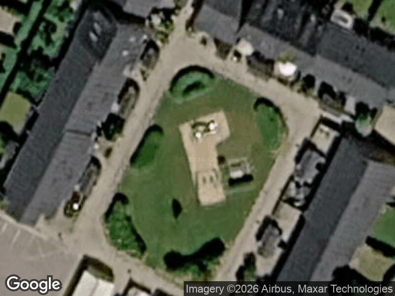 Satellitfoto af Legepladsen v. Straussvej