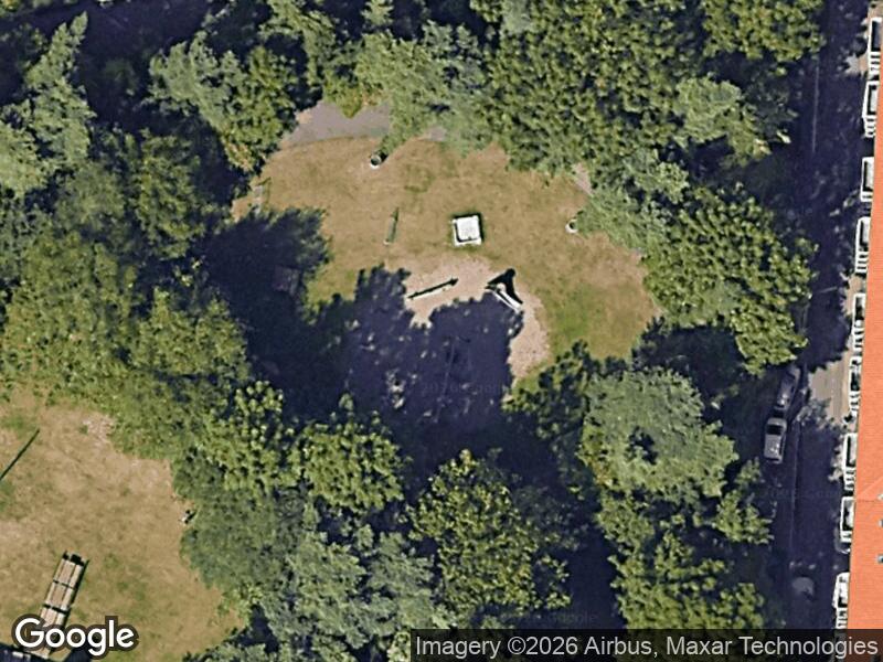 Satellitfoto af Legepladsen v. Smedetoften