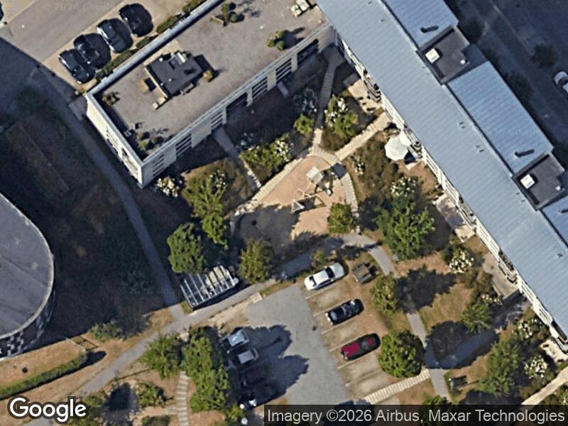 Satellitfoto af Legepladsen v. Elga Olgas Vej