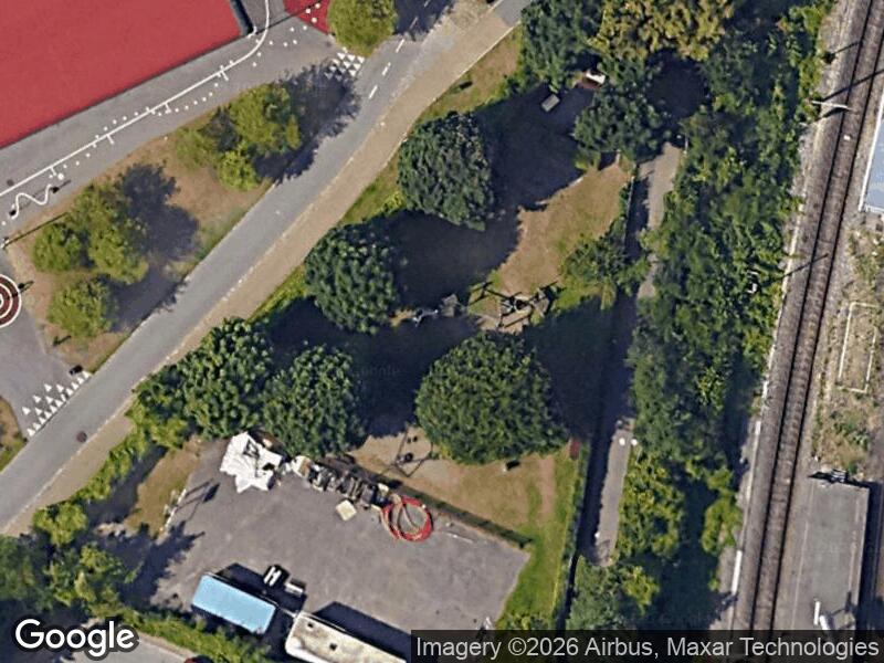 Satellitfoto af Legepladsen på A-Grunden