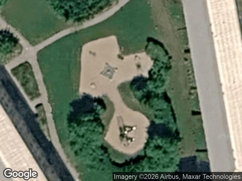 Satellitfoto af Legepladsen v. Hybenvej