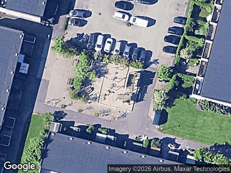 Satellitfoto af Legepladsen v. Pinievangen
