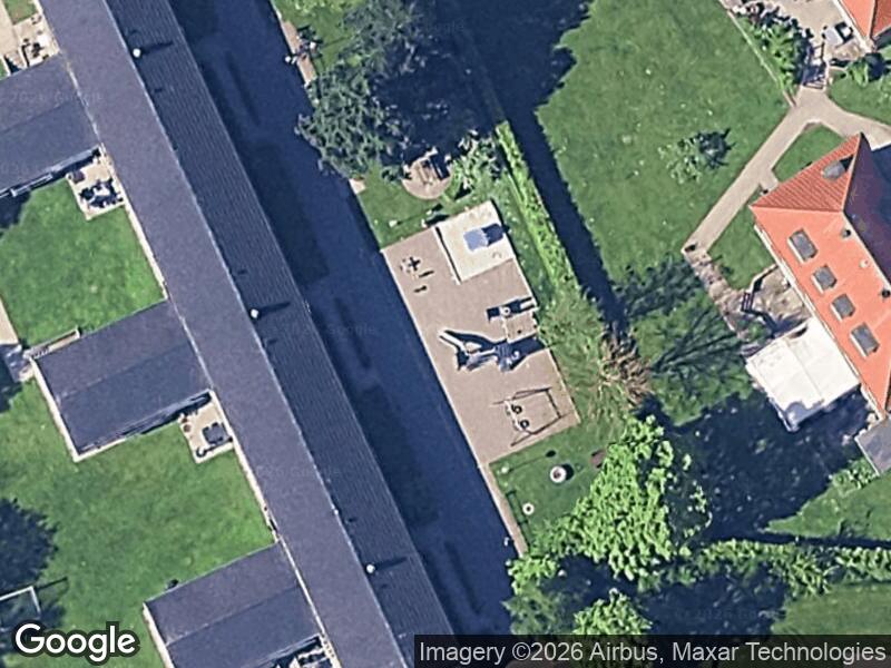 Satellitfoto af Legepladsen v. Gammel Skolevej