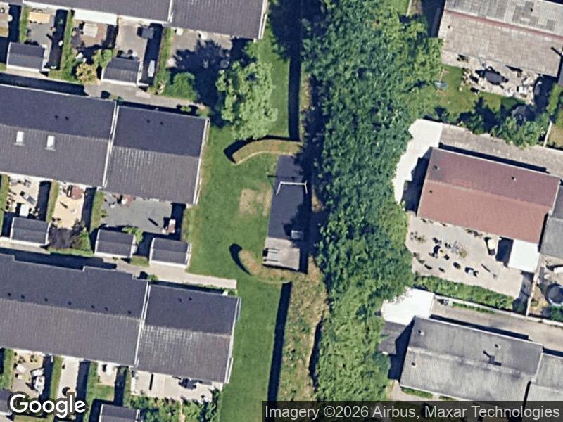 Satellitfoto af Legepladsen v. Hjulbjergvej