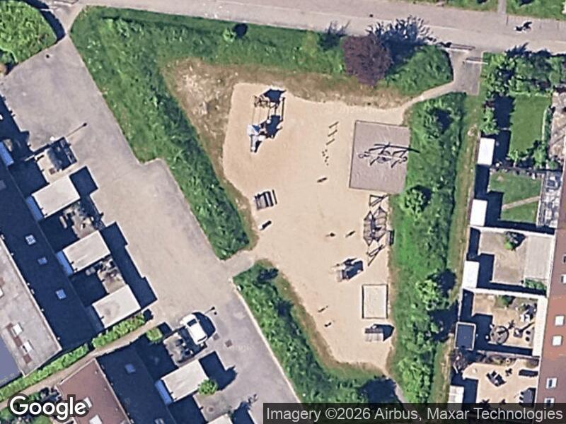 Satellitfoto af Legepladsen v. Holstedparken