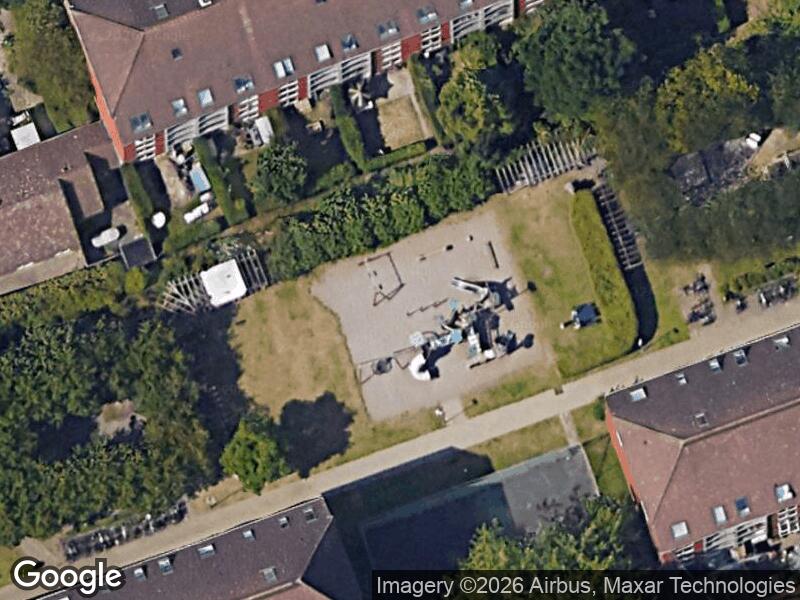 Satellitfoto af Legepladsen v. Holmbladsgade
