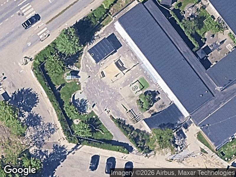 Satellitfoto af Legepladsen v. Torvevej