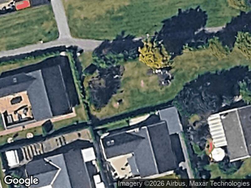 Satellitfoto af Vibemosens legeplads