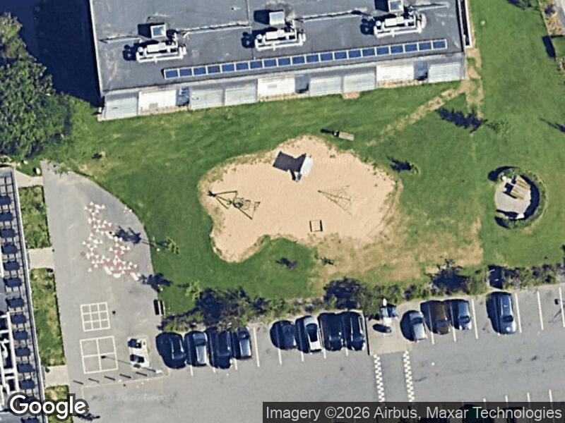 Satellitfoto af Legepladsen v. Astridsvej